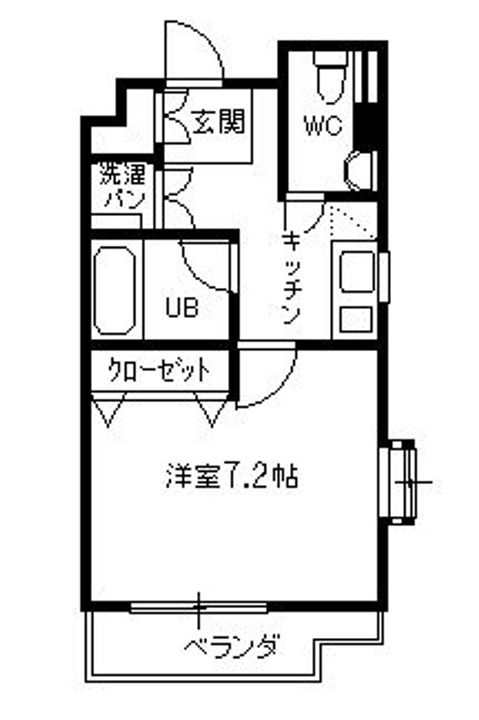 東京都北区滝野川7(マンション)の賃貸物件の間取り