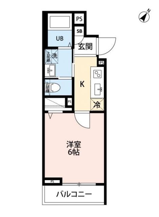 埼玉県志木市柏町6(アパート)の賃貸物件の間取り