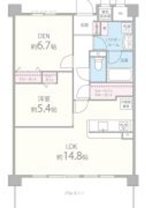 大阪府摂津市千里丘東5(マンション)の賃貸物件の間取り