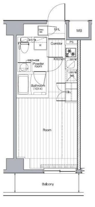 東京都品川区二葉3(マンション)の賃貸物件の間取り