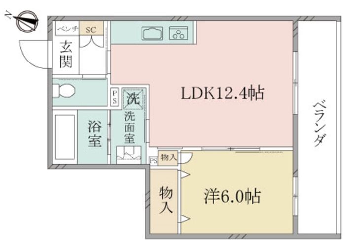 (シニア限定)ヘーベルヴィレッジ湘南台4丁目~サニーヒルズ湘南~の間取り