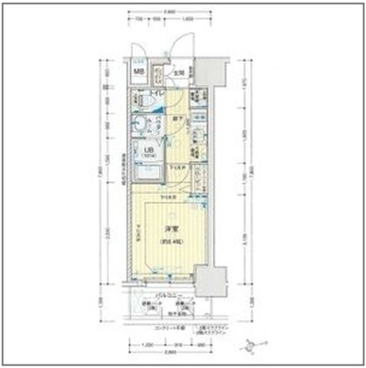 アドバンス北大阪ロワンの間取り