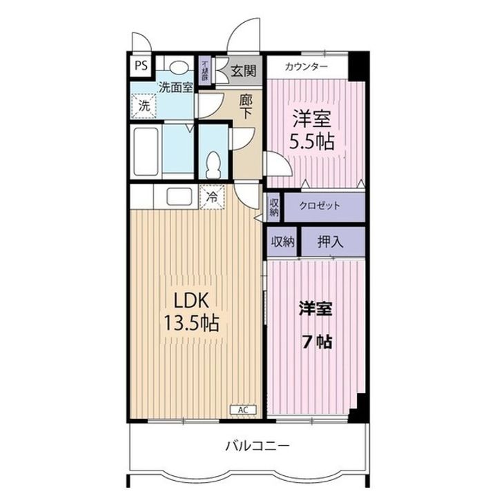 グリーンコート東岩槻の間取り
