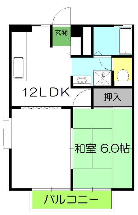 フォブール西秦の間取り