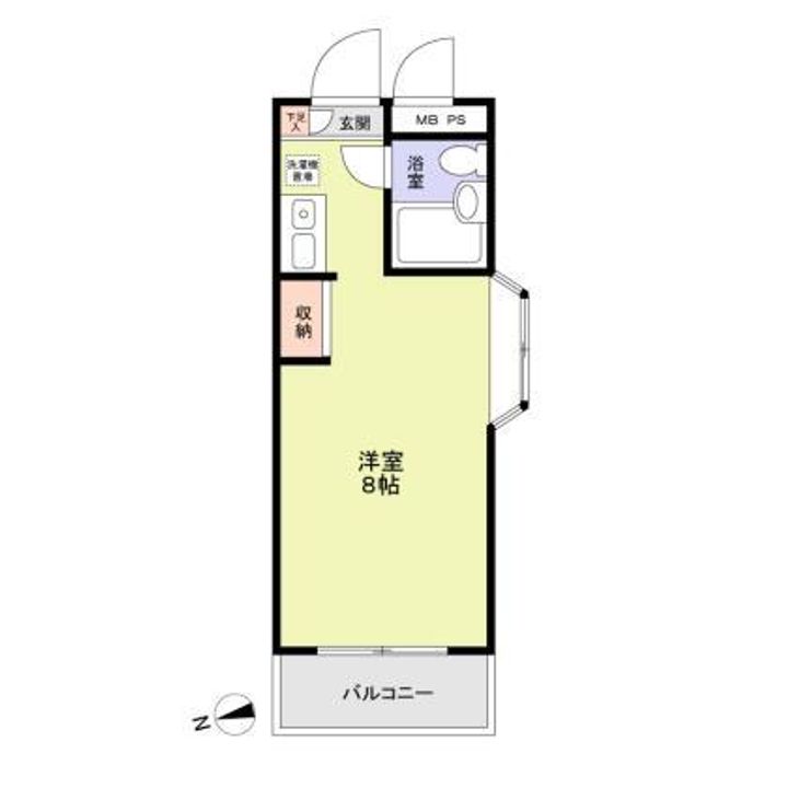神奈川県川崎市高津区坂戸3(マンション)の賃貸物件の間取り