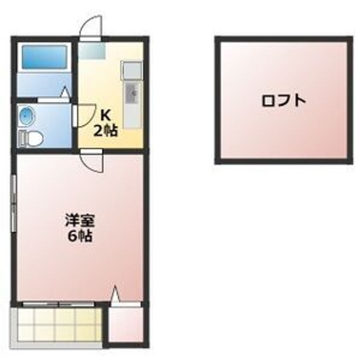 コーポLSRの間取り