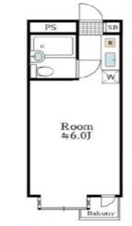 東京都国分寺市南町2(マンション)の賃貸物件の間取り