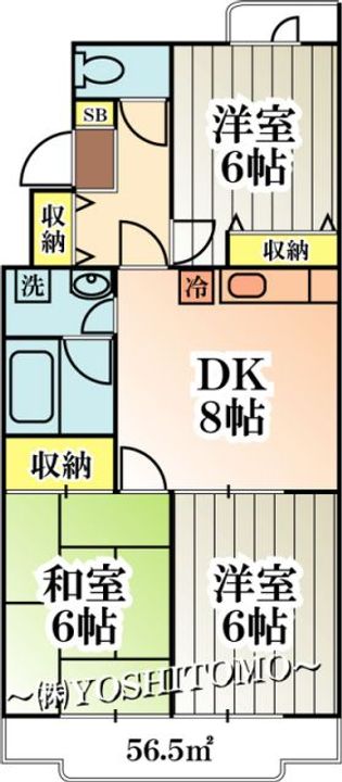 フォーレス向原の間取り