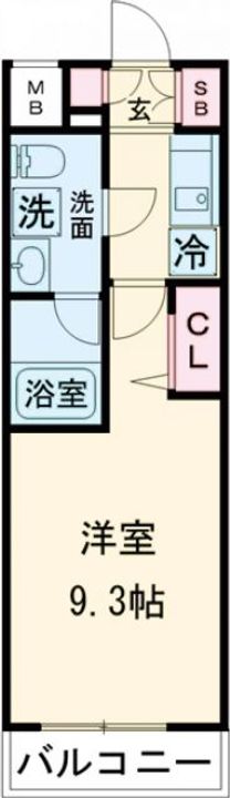 メインステージ入谷IVの間取り