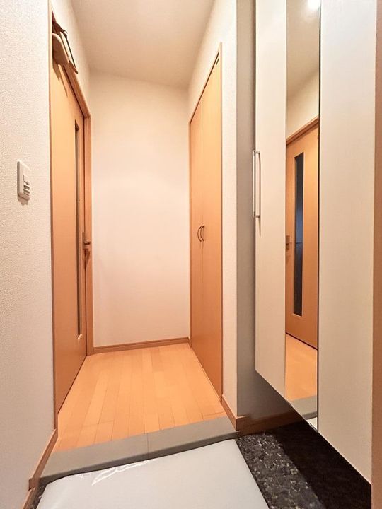 広島県東広島市西条町寺家(マンション)の賃貸物件の玄関
