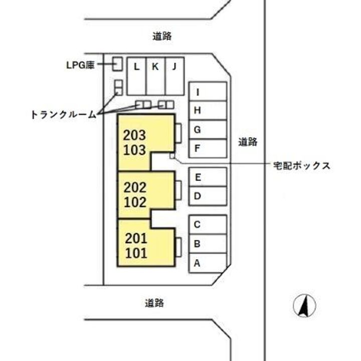 ボヌール バンブーの地図