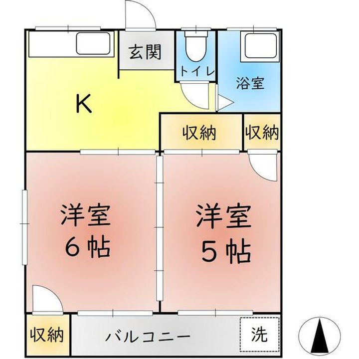 東京都足立区西伊興1(アパート)の賃貸物件の間取り