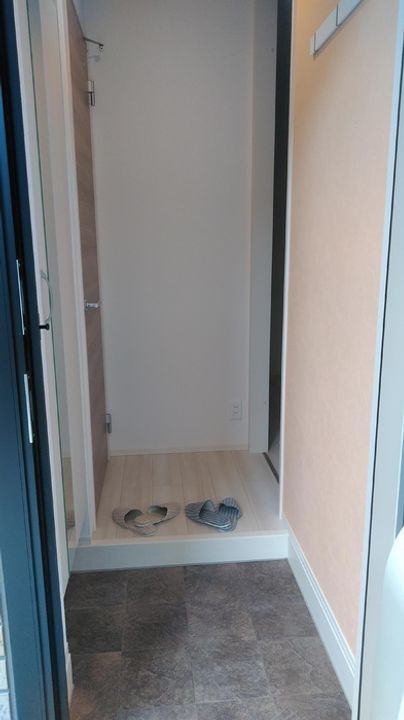 D-room博多諸岡 A棟の玄関