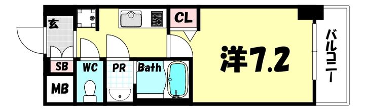 レジデンス神戸大倉山グルーブの間取り