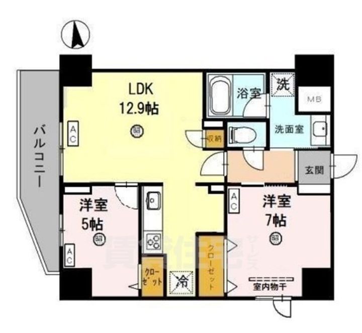 玉造Baseの間取り