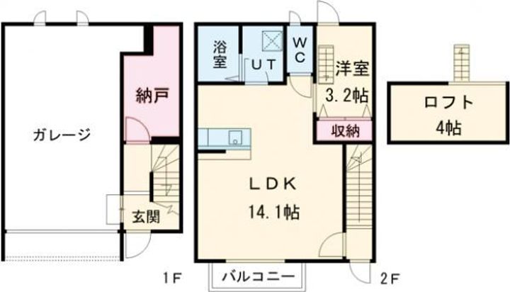 ミッレミリアの間取り