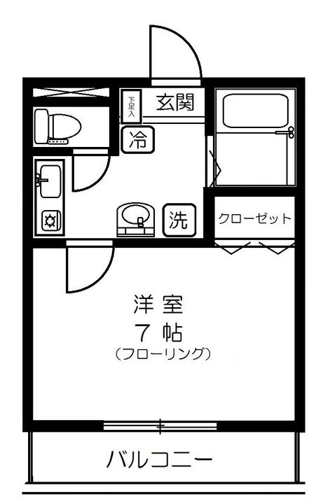 ピュア清澄白河の間取り
