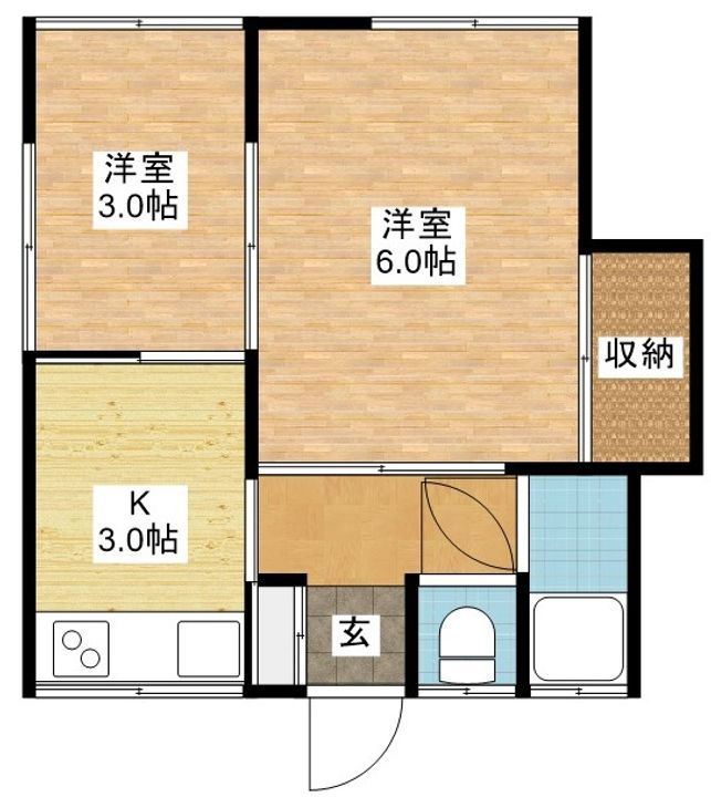 長崎県長崎市入船町(アパート)の賃貸物件の間取り