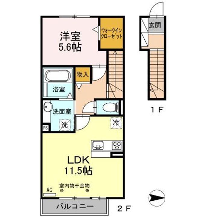 ユイメゾン幸町の間取り