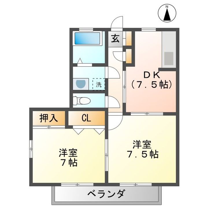 グランドシャトーの間取り