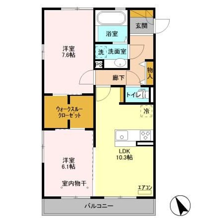 エスポワールの間取り