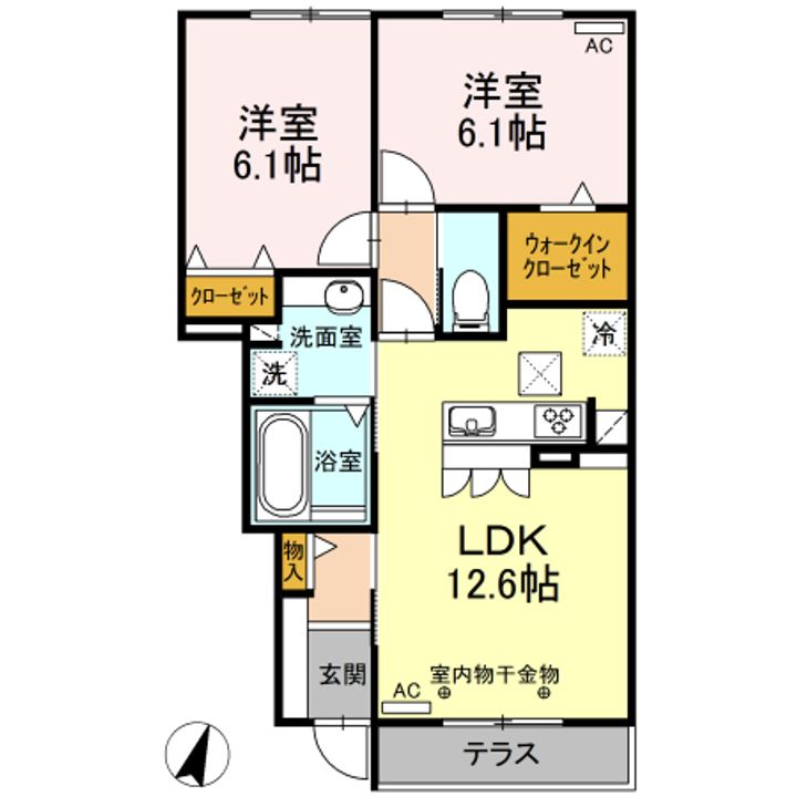 フェリスの間取り