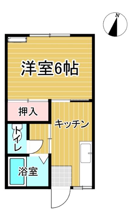 コーポ鈴木(田中)の間取り
