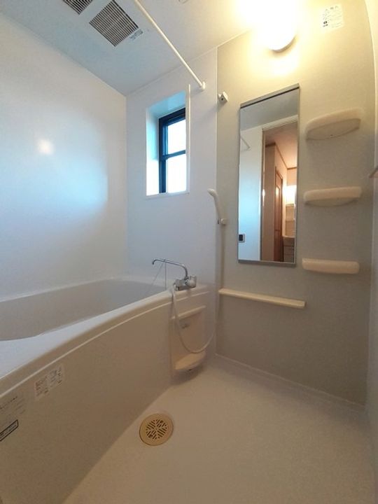 広島県福山市神辺町字徳田(アパート)の賃貸物件の風呂