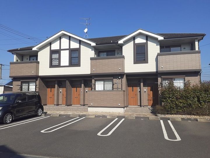 広島県福山市神辺町字徳田(アパート)の賃貸物件の外観