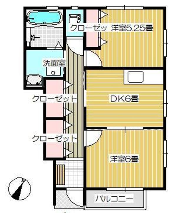 エスポワールメゾンの間取り