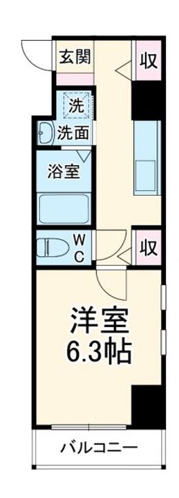 ClaireFontaine西船橋の間取り
