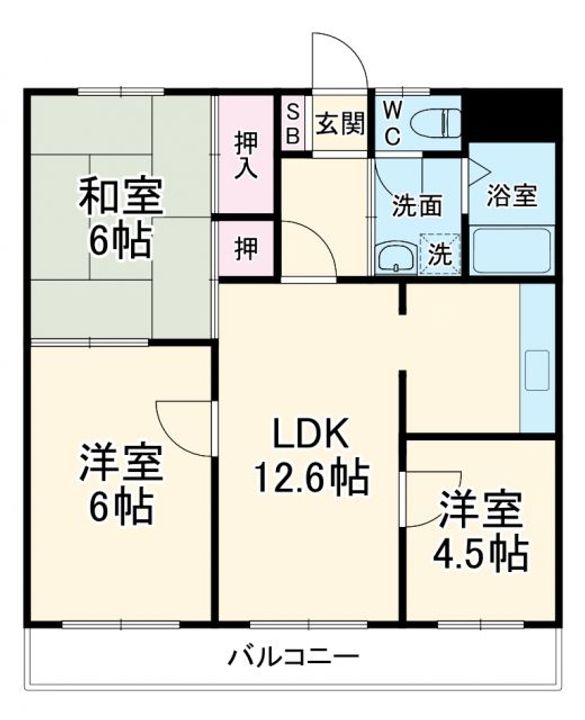 メゾン北初富の間取り