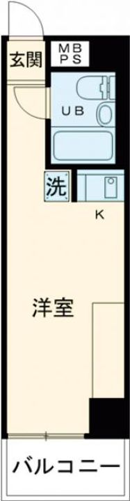 テイジン荻窪スカイレジテルの間取り