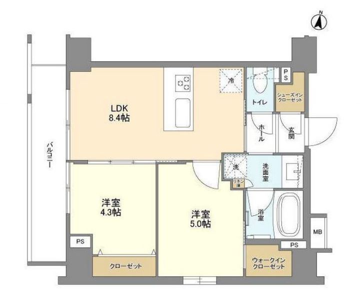 インペリアルフラット武蔵小山の間取り