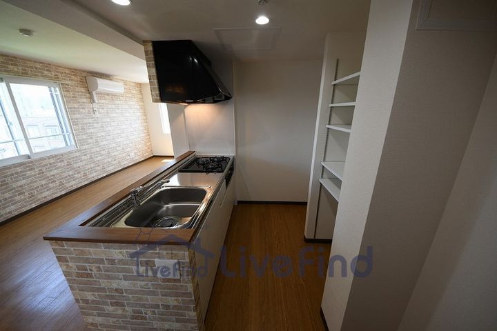 北海道札幌市豊平区平岸二条1(マンション)の賃貸物件のキッチン