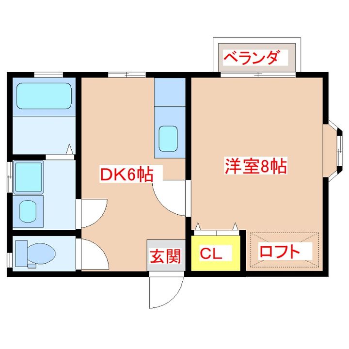 キャッスルヒル IIの間取り