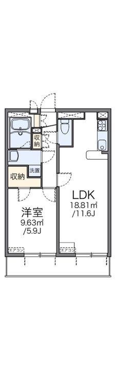 愛知県豊田市浄水町伊保原(マンション)の賃貸物件の間取り