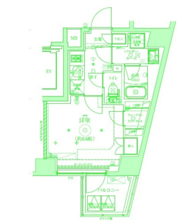 神奈川県横浜市南区高砂町2(マンション)の賃貸物件の間取り