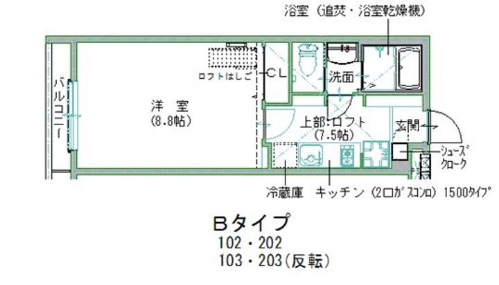 パールスクエアの間取り