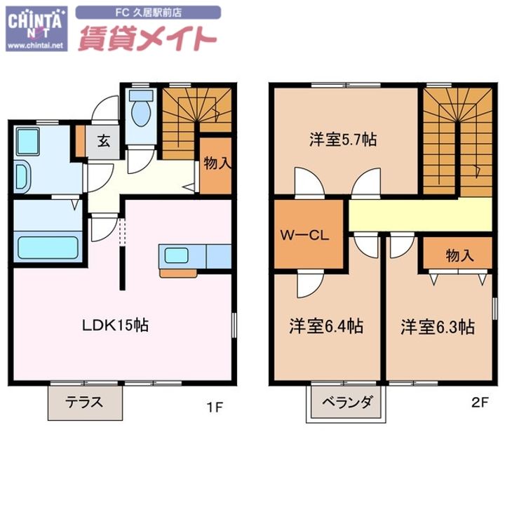 三重県松阪市嬉野中川新町2(一戸建)の賃貸物件の間取り