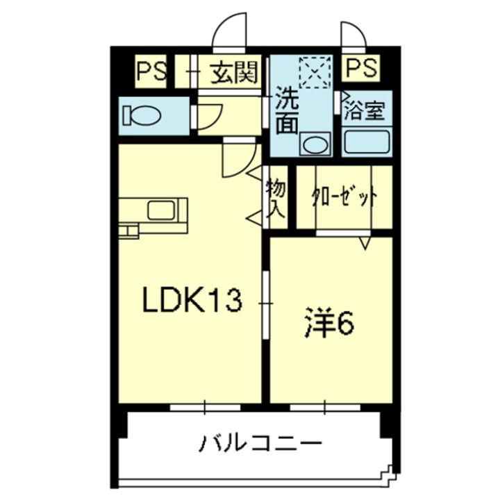 ルイス一番館の間取り