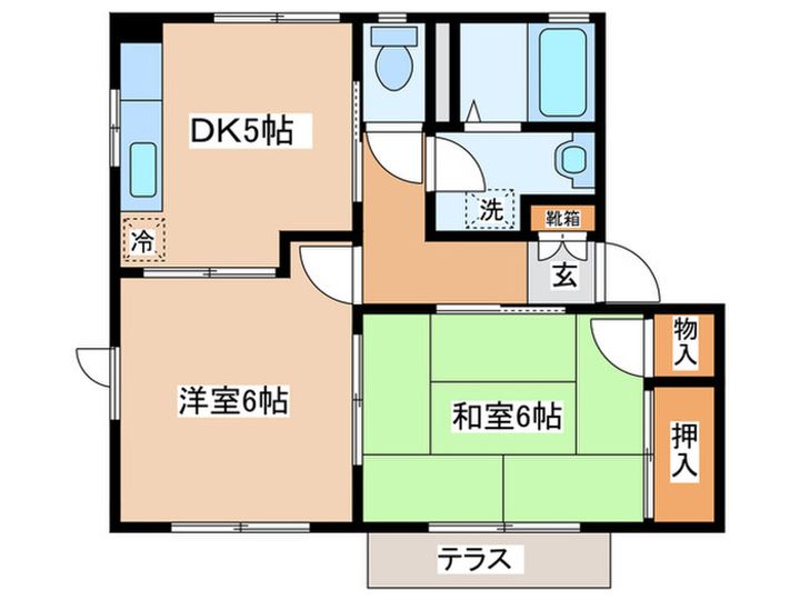 サウス・ドミ-ルの間取り