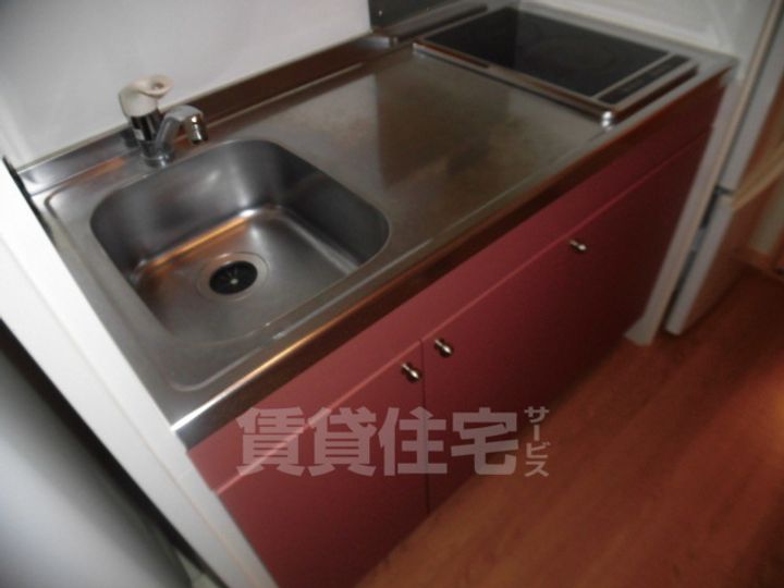 大阪府高槻市若松町(マンション)の賃貸物件のキッチン