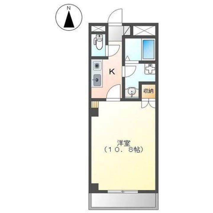 愛知県日進市竹の山3(マンション)の賃貸物件の間取り