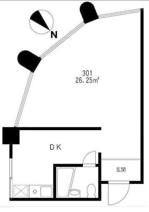 森島ビルIIの間取り