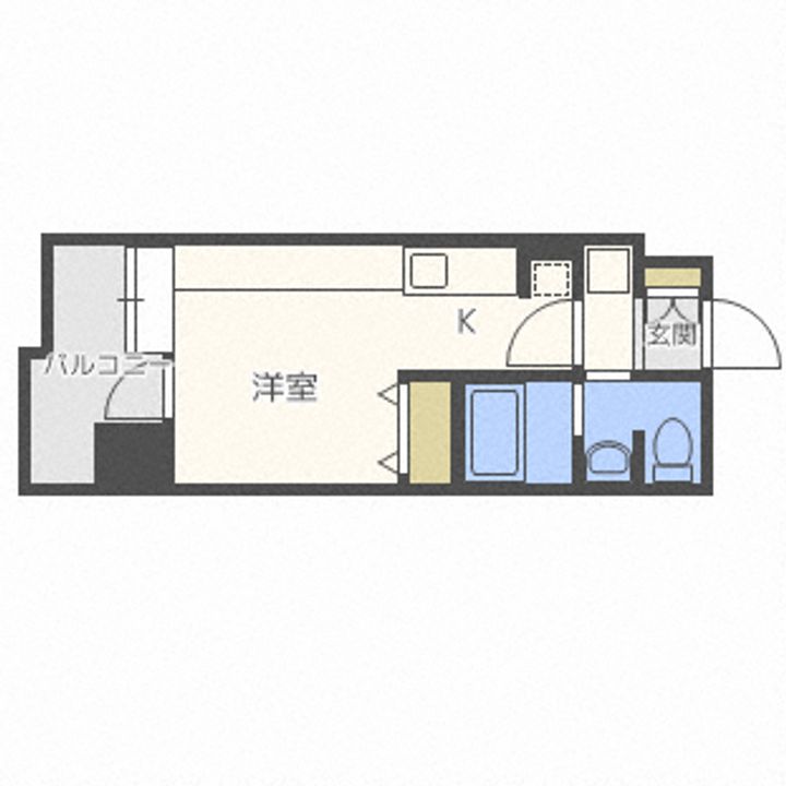 ラヴィータ410の間取り