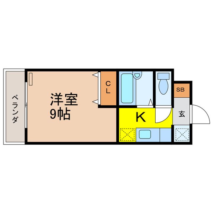 アベニュー野沢の間取り
