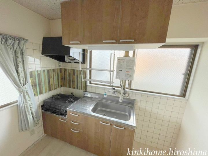 広島県広島市安佐南区古市4(マンション)の賃貸物件のキッチン