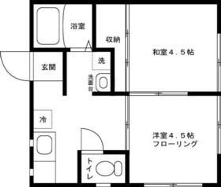 トヨトミハウスIIの間取り