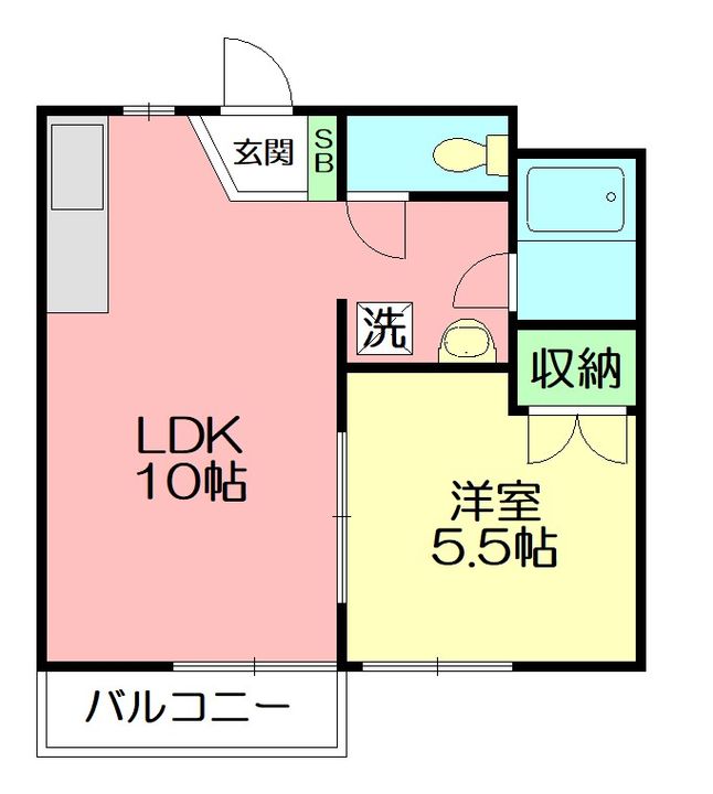 神奈川県伊勢原市沼目2(アパート)の賃貸物件の間取り